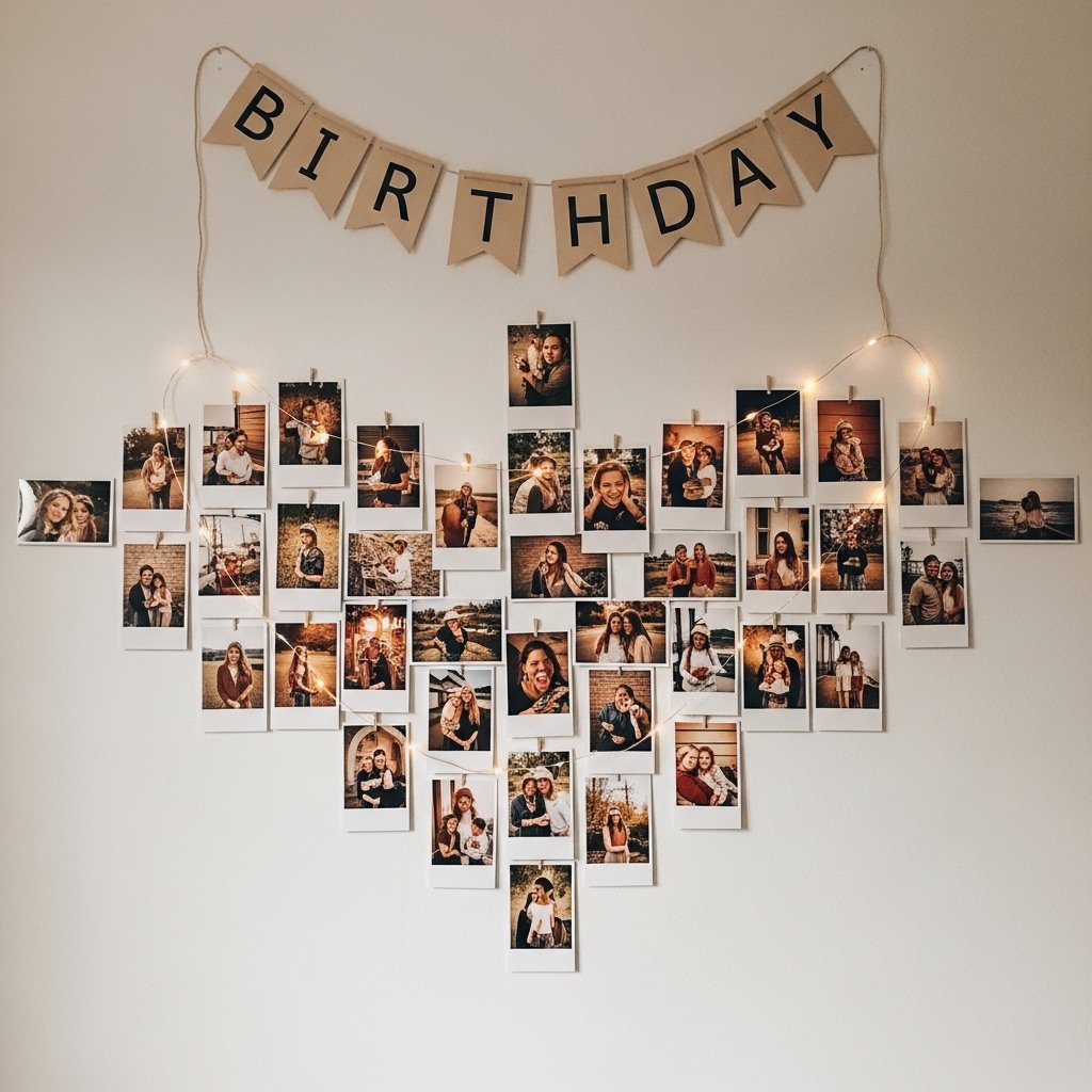 A Photo Wall of Memories