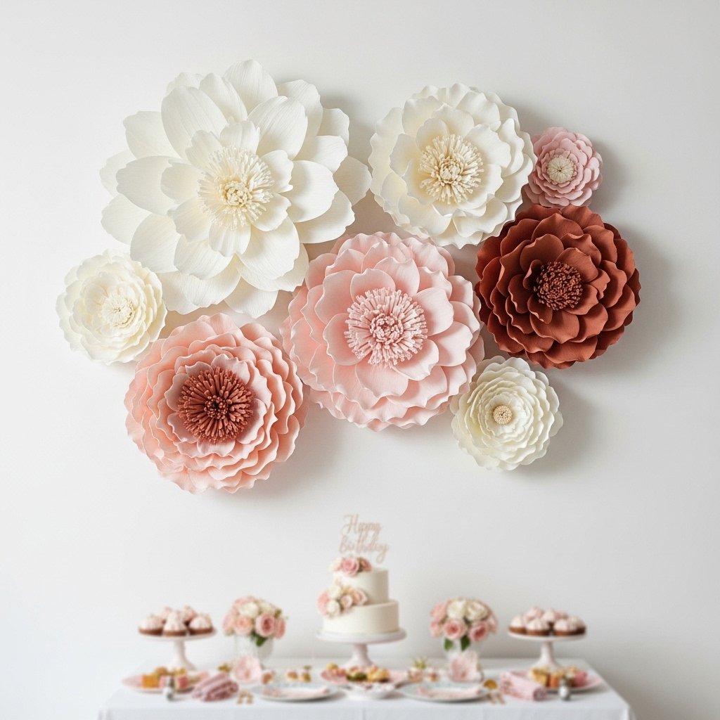 Paper Flower Decorations at Scale