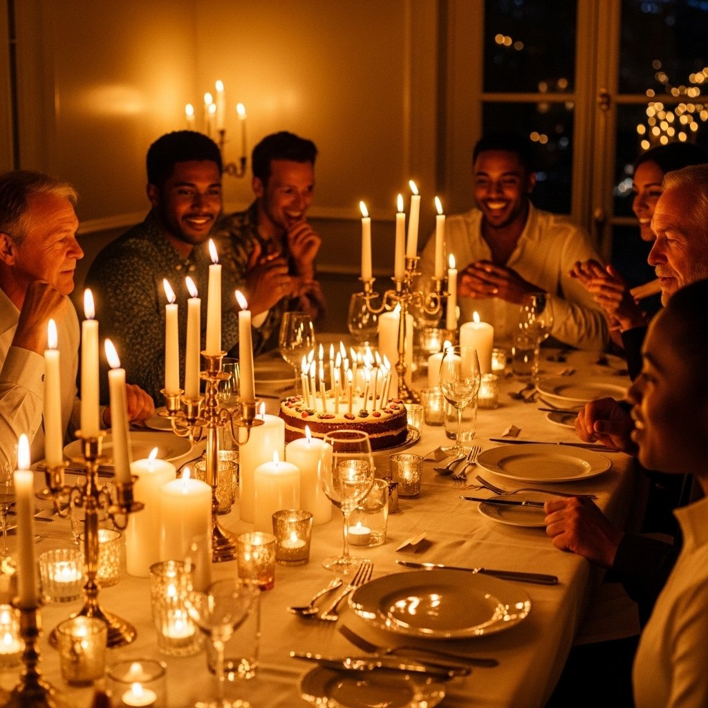 Candlelight as the Primary Party Light