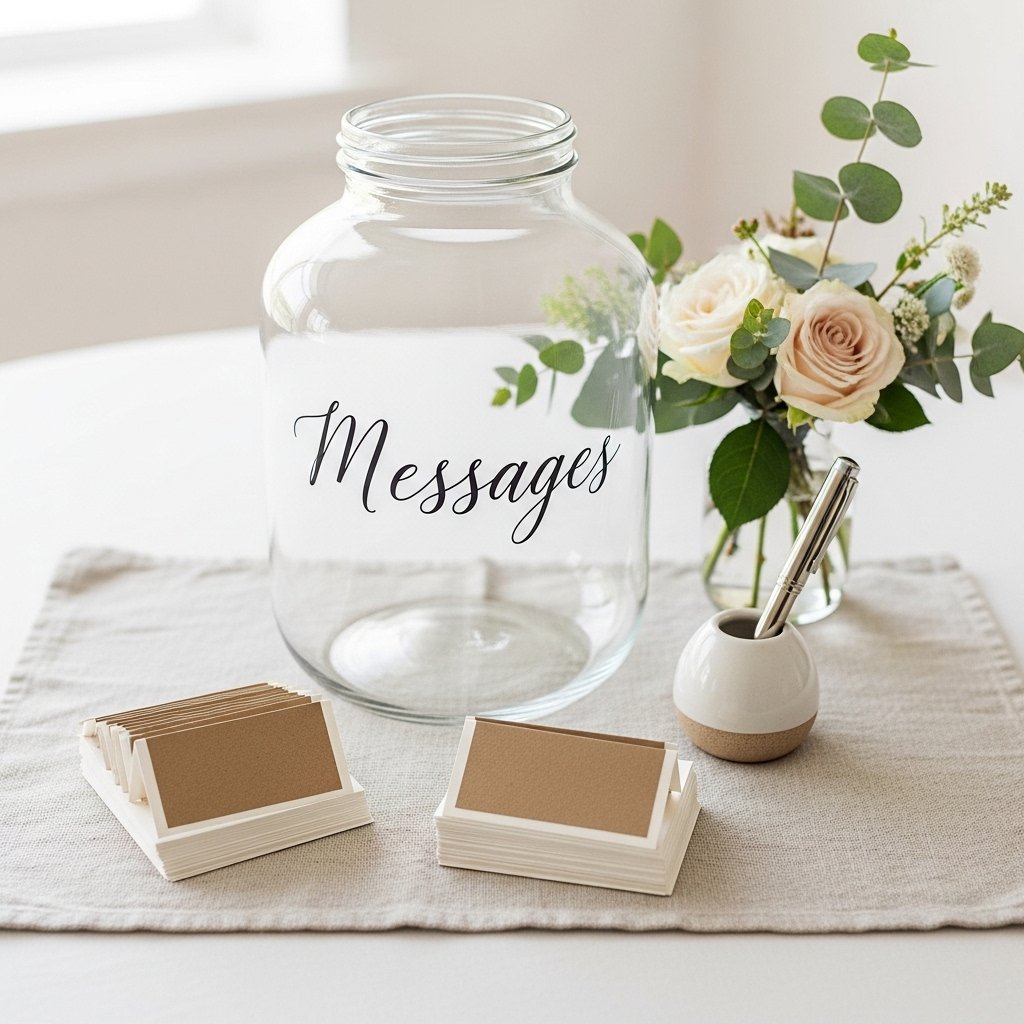 A Memory Jar for Guest Messages