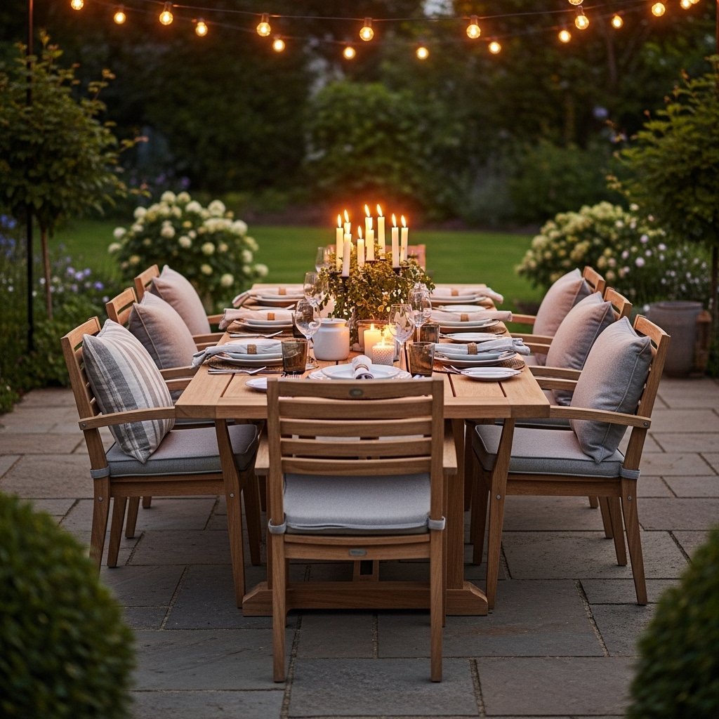 An Outdoor Dining Table That Earns the Space