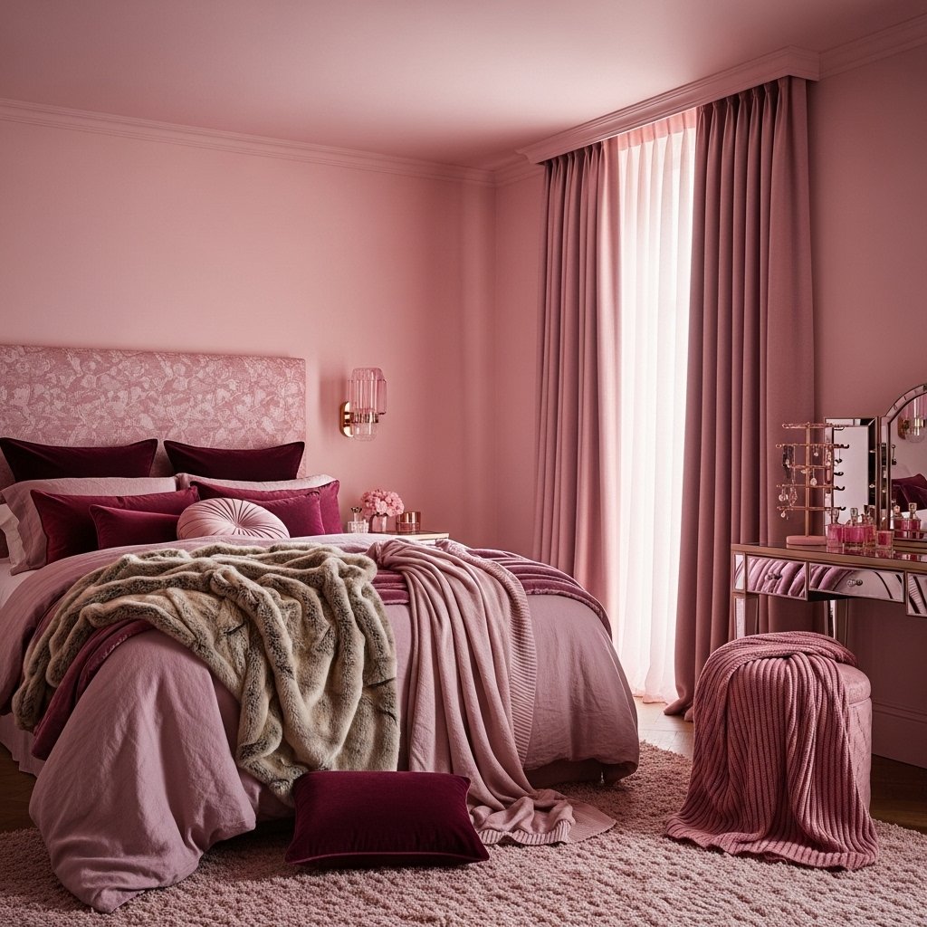 The All-Pink Maximalist Bedroom