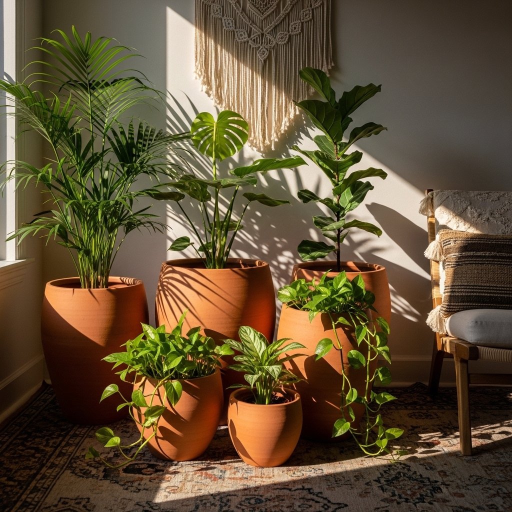 Terracotta Pots as Interior Architecture