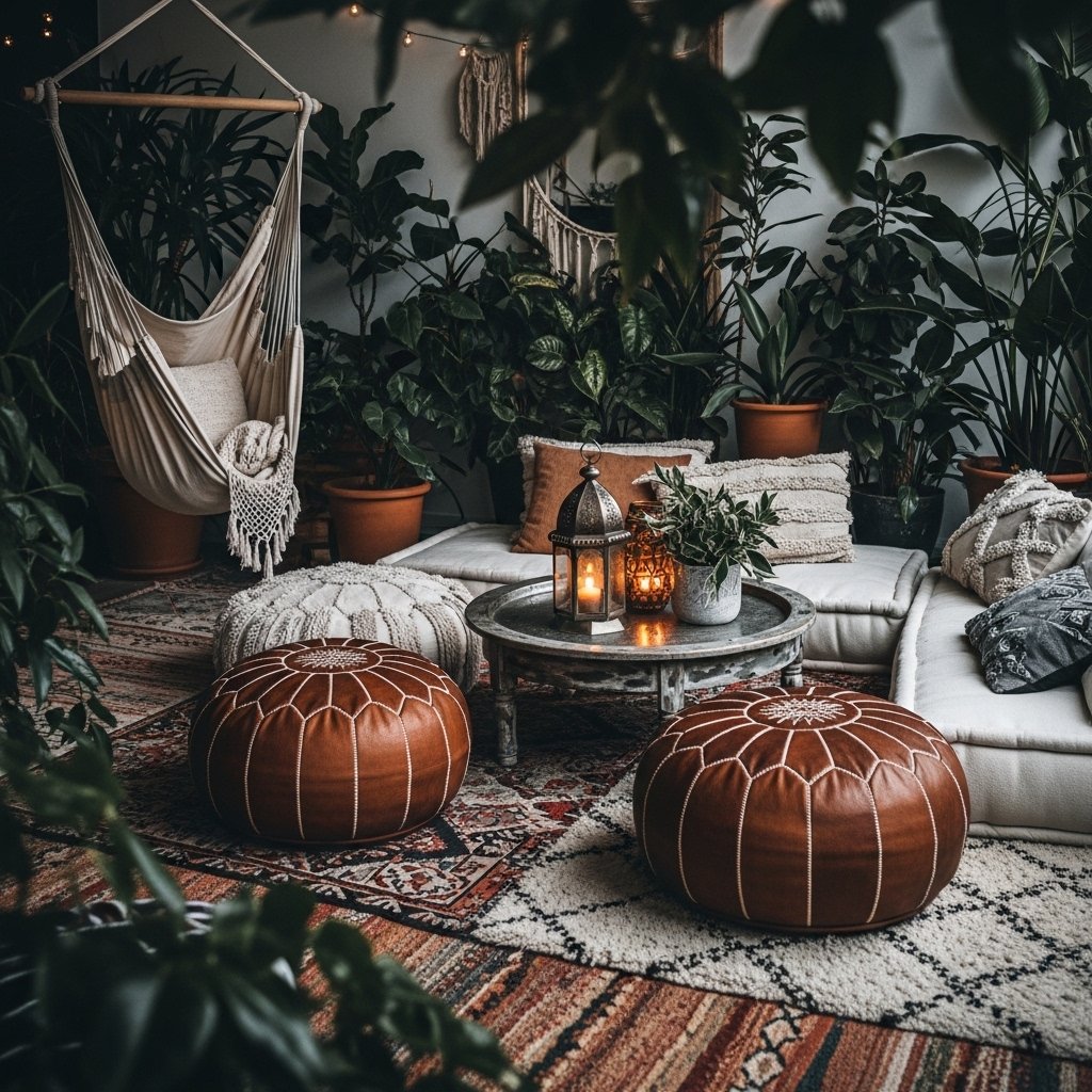 Hammocks and Floor Seating