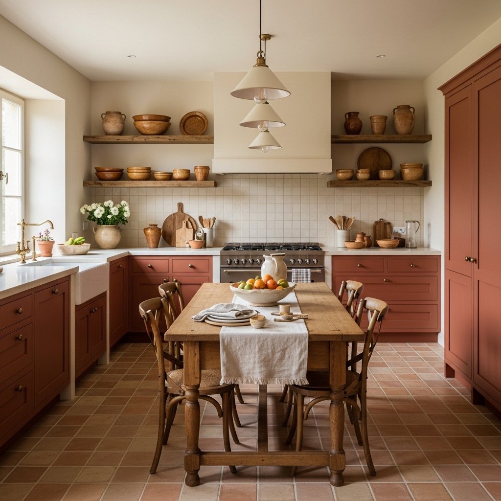 16 Kitchen Cabinet Color Ideas That Transform the Entire Kitchen Warm Terracotta: The Kitchen That Feels Like Summer