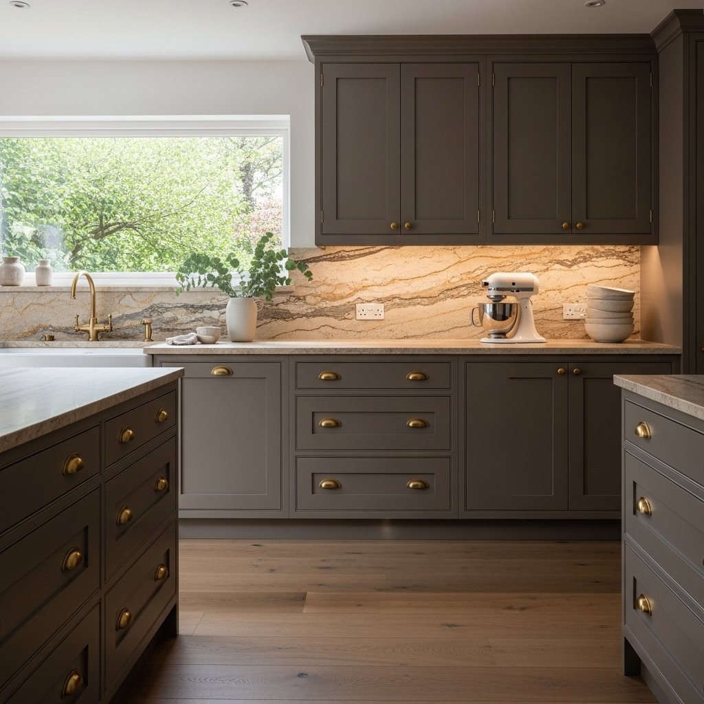 16 Kitchen Cabinet Color Ideas That Transform the Entire Kitchen Charcoal Grey: The Workhorse of the Sophisticated Kitchen