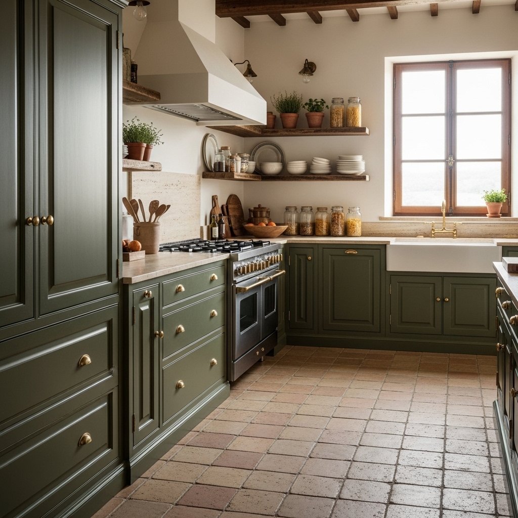 16 Kitchen Cabinet Color Ideas That Transform the Entire Kitchen Olive Green: The Color That Ages Like Fine Wine