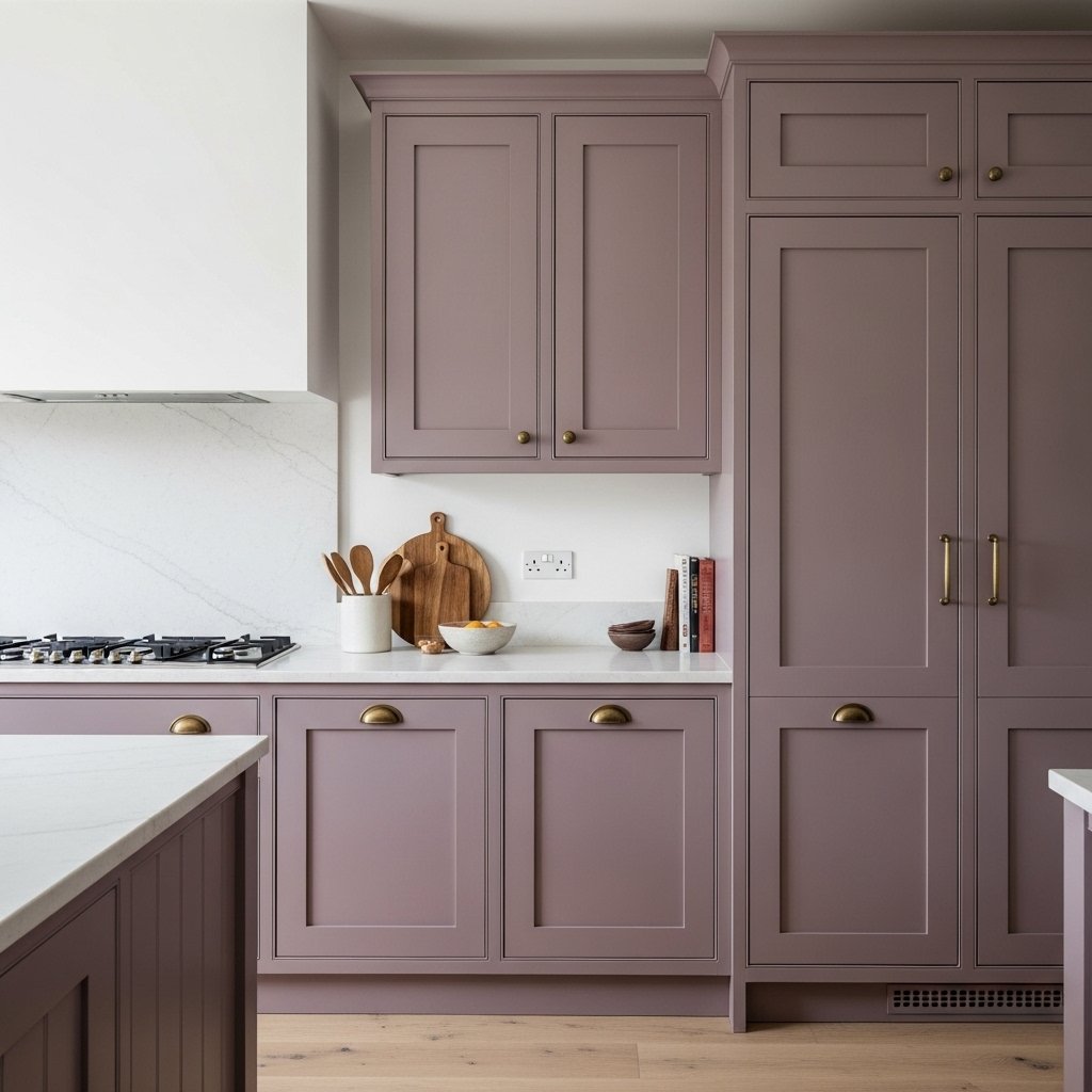 16 Kitchen Cabinet Color Ideas That Transform the Entire Kitchen Warm Lilac: The Most Unexpected Correct Answer