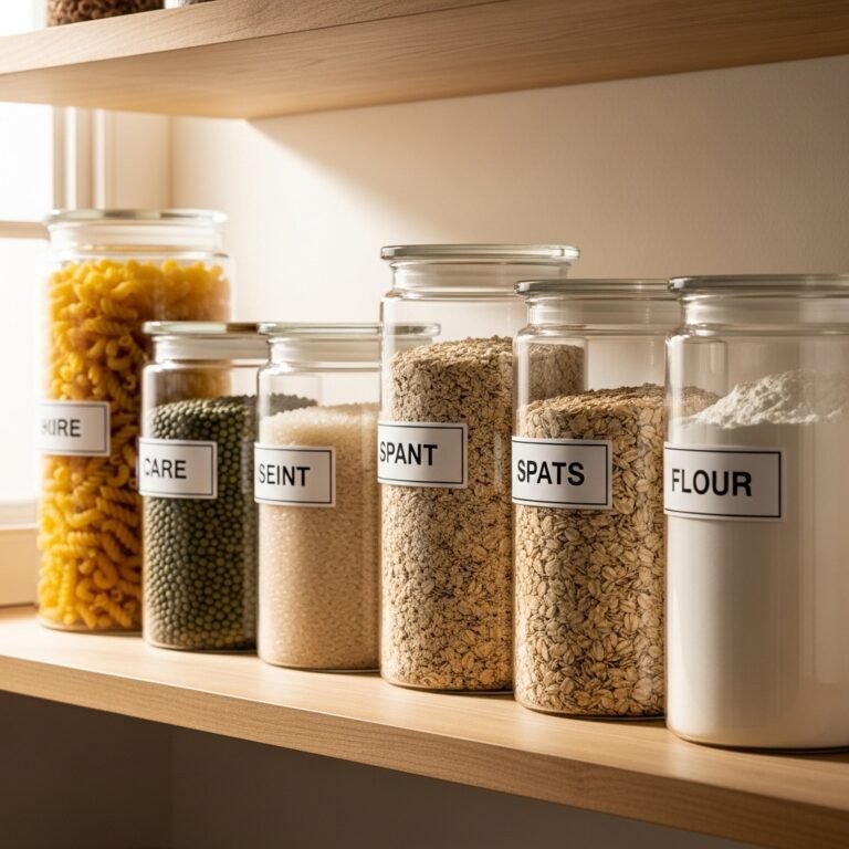 Decant Everything Into Uniform Canisters