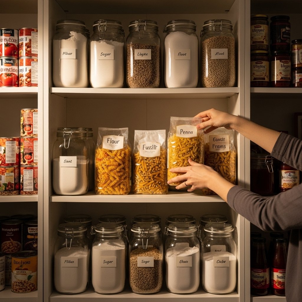 16 Kitchen Pantry Organization Ideas That Make Cooking Effortless Rotate Stock Using First In, First Out
