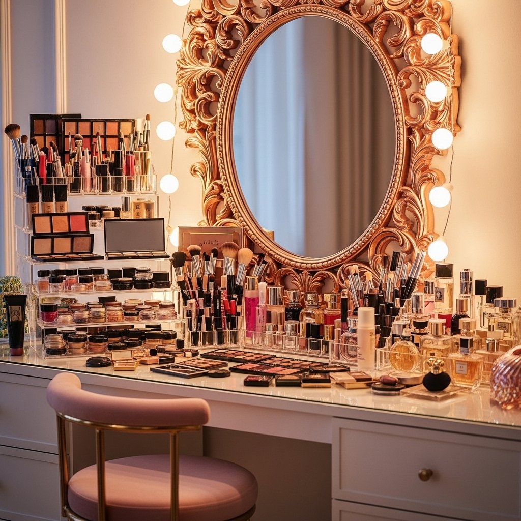 The Maximalist Glam Vanity