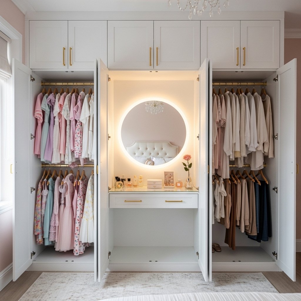 The Vanity With Integrated Wardrobe
