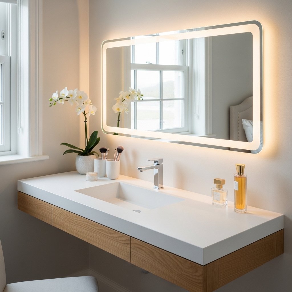 The Stone Resin Countertop Vanity
