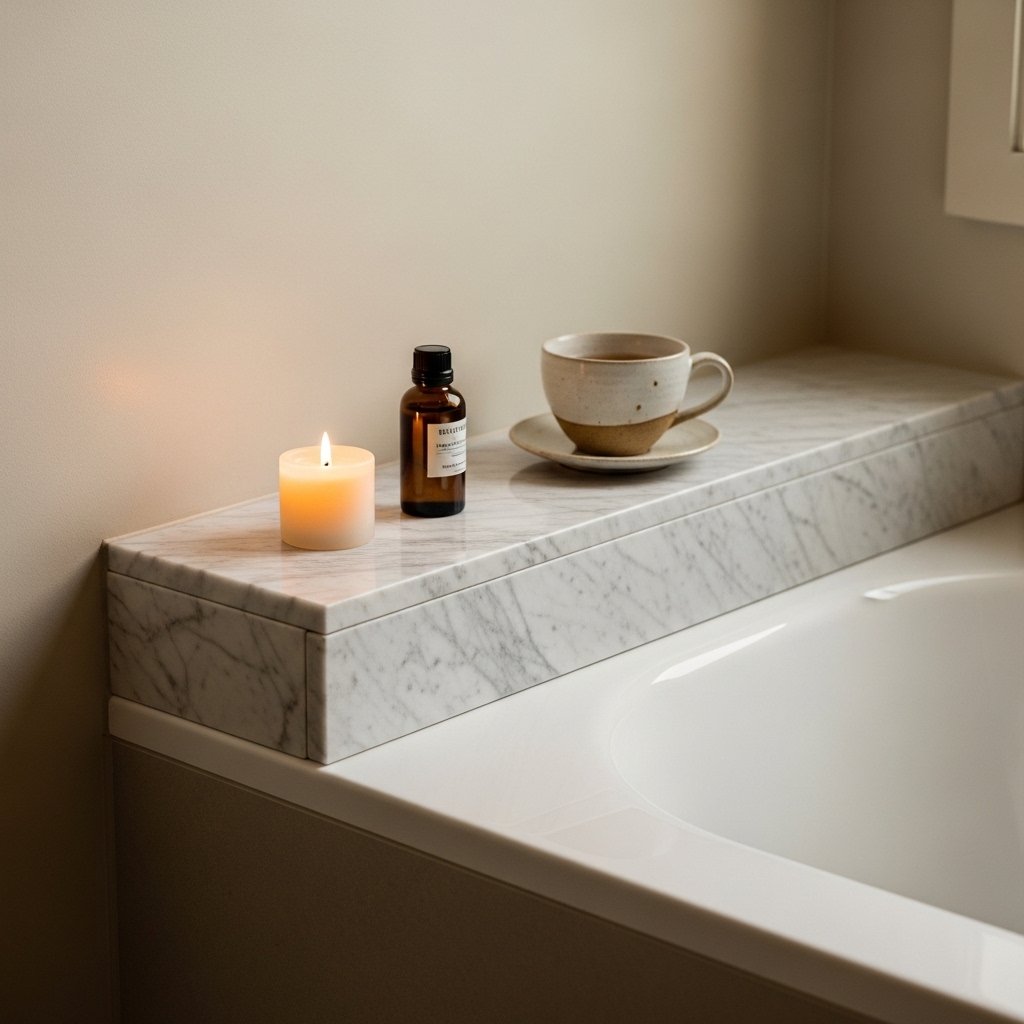 A Dedicated Bathing Ritual Shelf