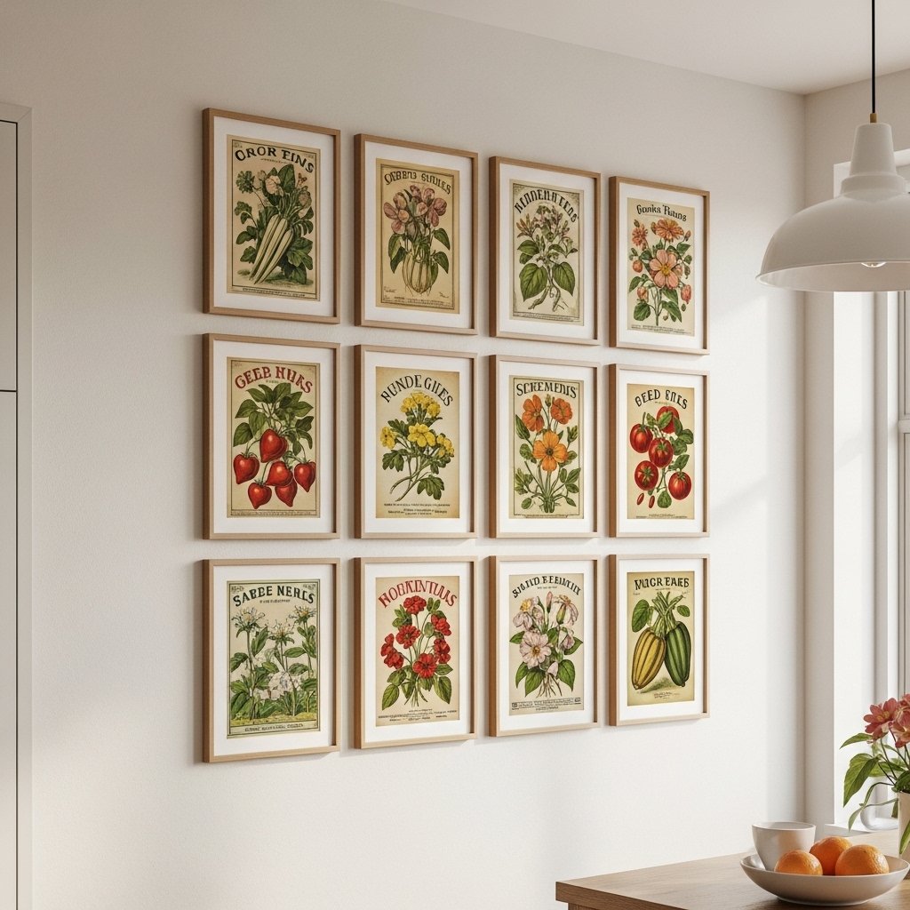 🌱 Seed Packet Wall Art — The Garden Calendar
