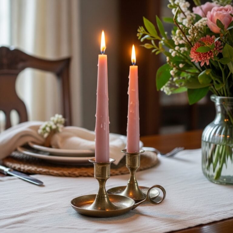 🕯️ Beeswax Taper Candle Dipping