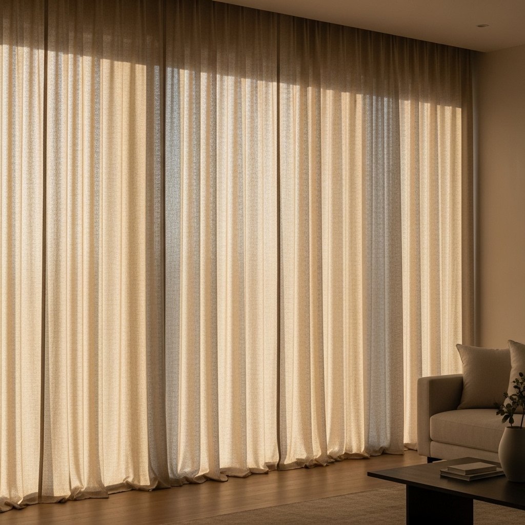 Floor-to-Ceiling Curtains in One Uninterrupted Drop