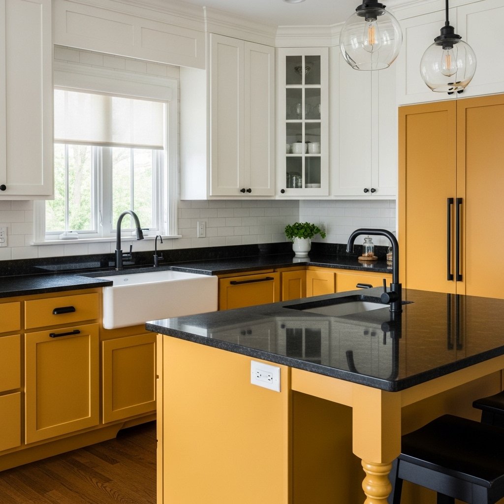 💛 Warm Mustard Yellow — Joyful & Unexpected