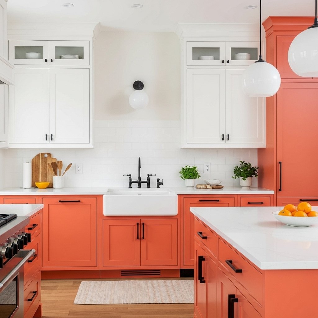 🌺 Coral & Warm Sunset Red — Bold & Brave