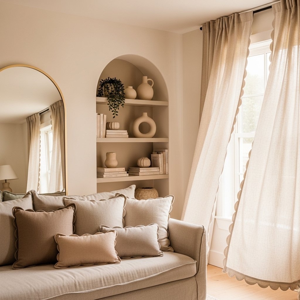 17 Summer Home Decor Trends Dominating 2026 Scallop and Arch Details