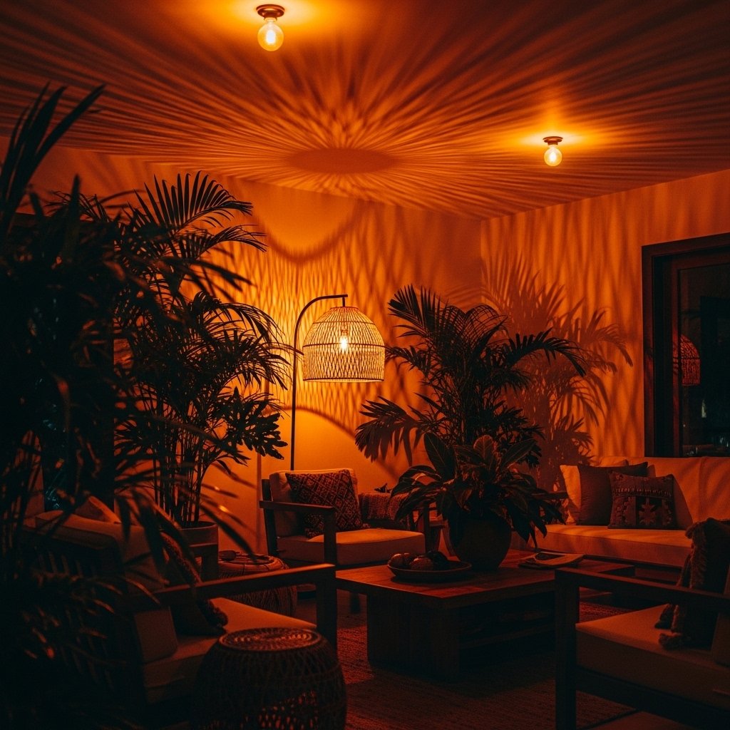 Warm Amber and Golden Light