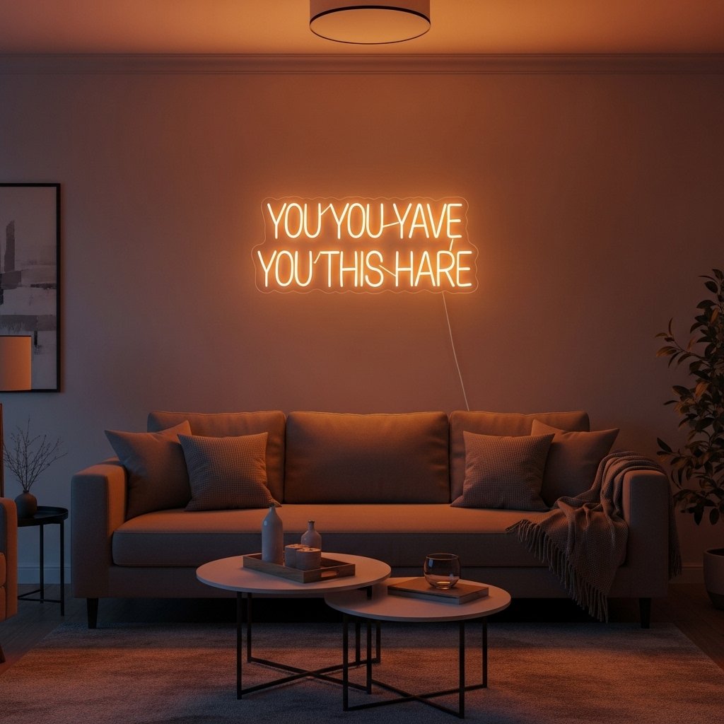 🎭 The Neon Sign or LED Art — Personal Statement Lighting