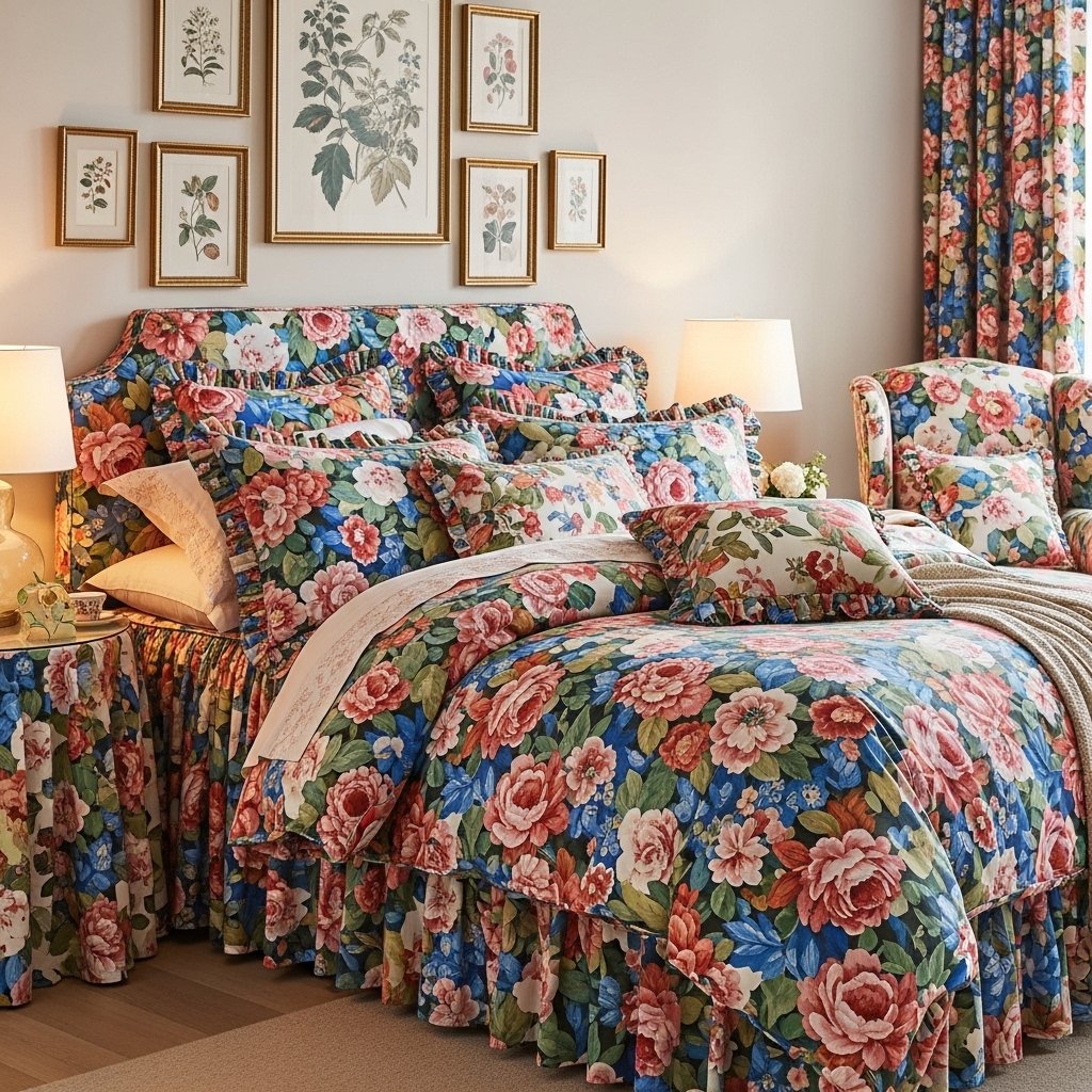 18 Floral Bedding Ideas That Will Make You Never Want to Leave Your Bed Grandmillennial Floral Chintz
