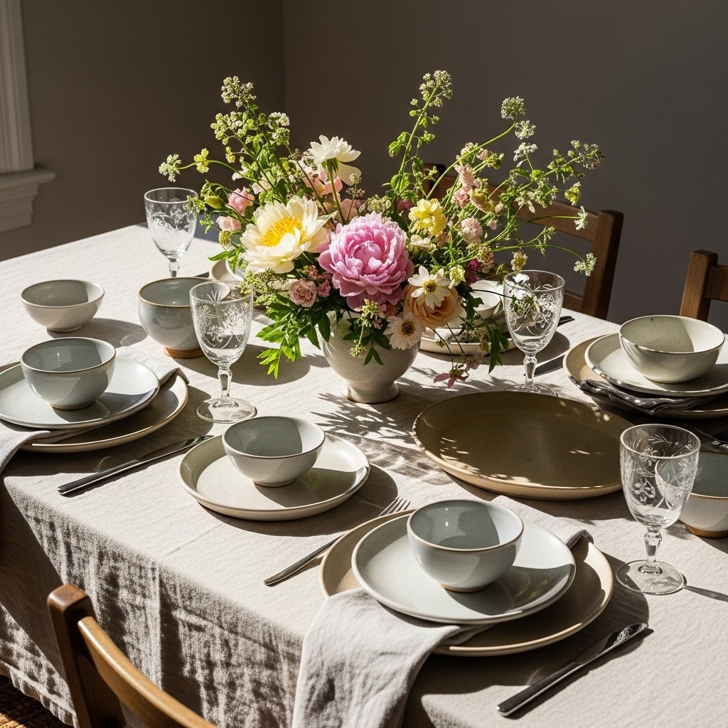 A Linen Tablecloth That Gets Better With Every Wash