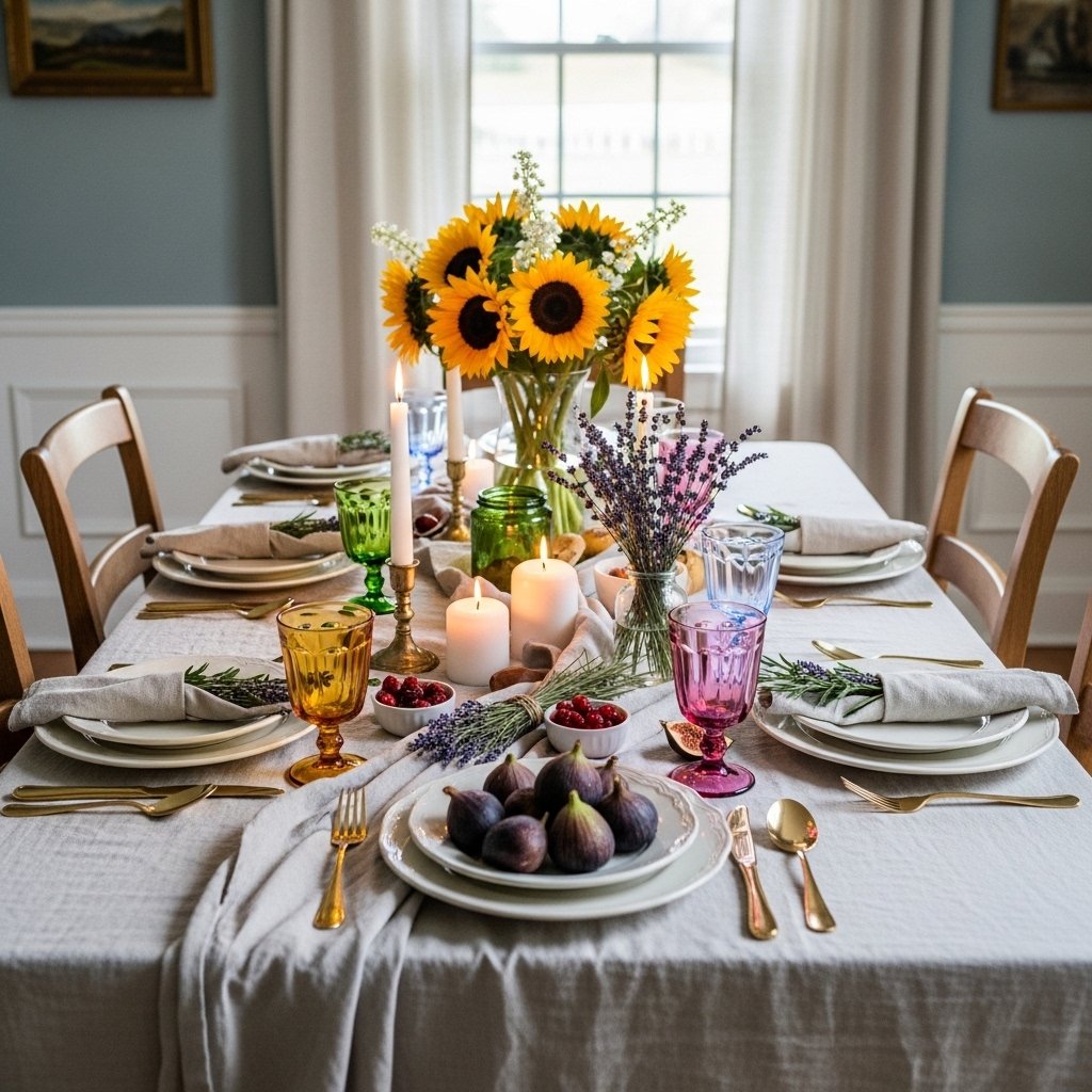 A Dedicated Summer Tablescape That Changes Weekly