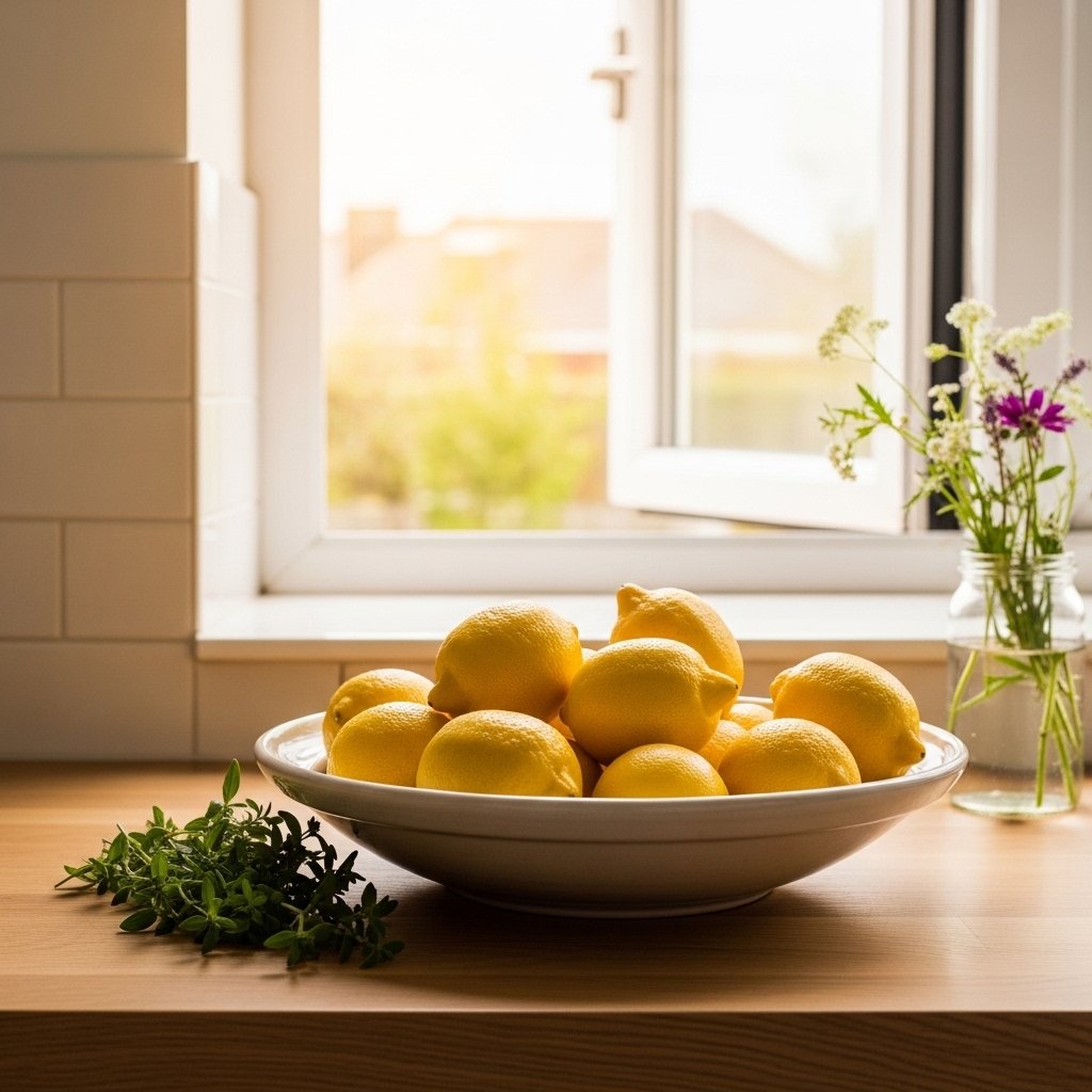 14 Summer Apartment Decor Ideas That Make a Small Space Feel Light, Airy, and Genuinely Beautiful Fresh Fruit as a Decorative Element