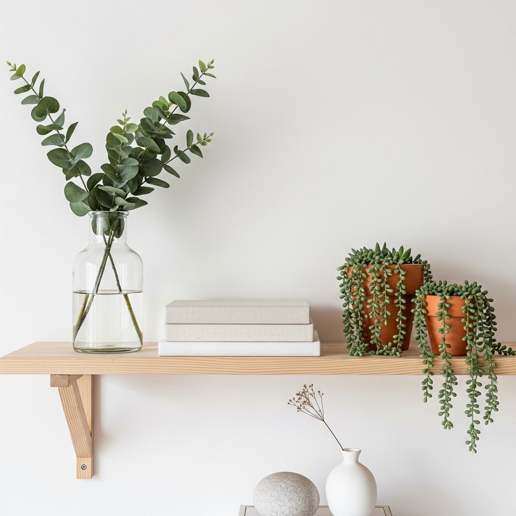 14 Summer Apartment Decor Ideas That Make a Small Space Feel Light, Airy, and Genuinely Beautiful Open Shelves Styled With Summer Objects