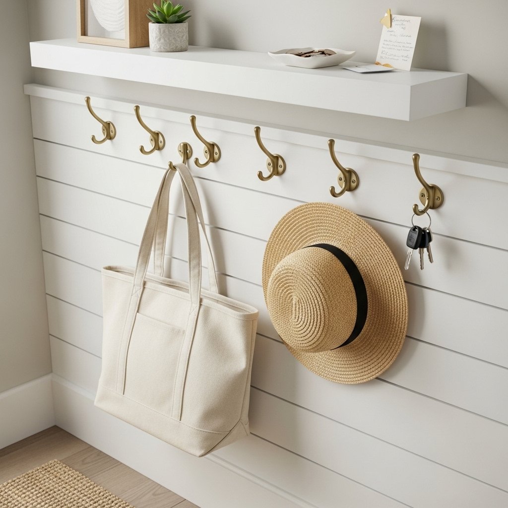 Hooks That Double as Wall Decor