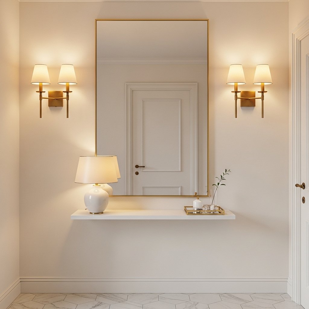 Sconce Lighting Instead of Overhead Only