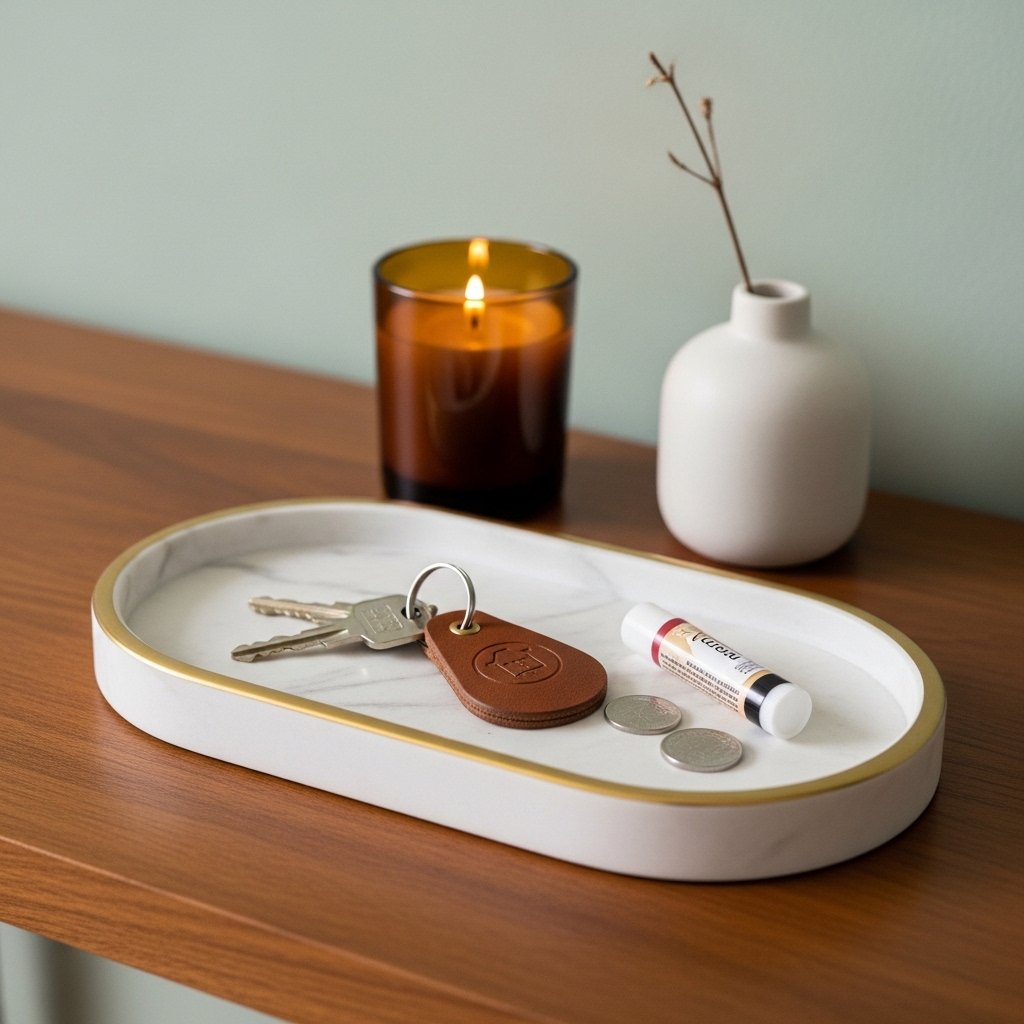 A Tray for Keys, Mail, and the Daily Drop Zone