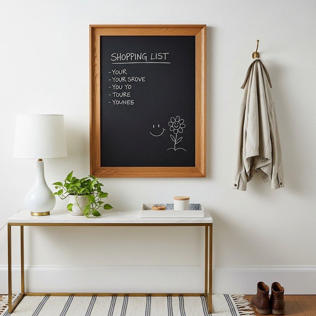 A Chalkboard or Framed Memo Board