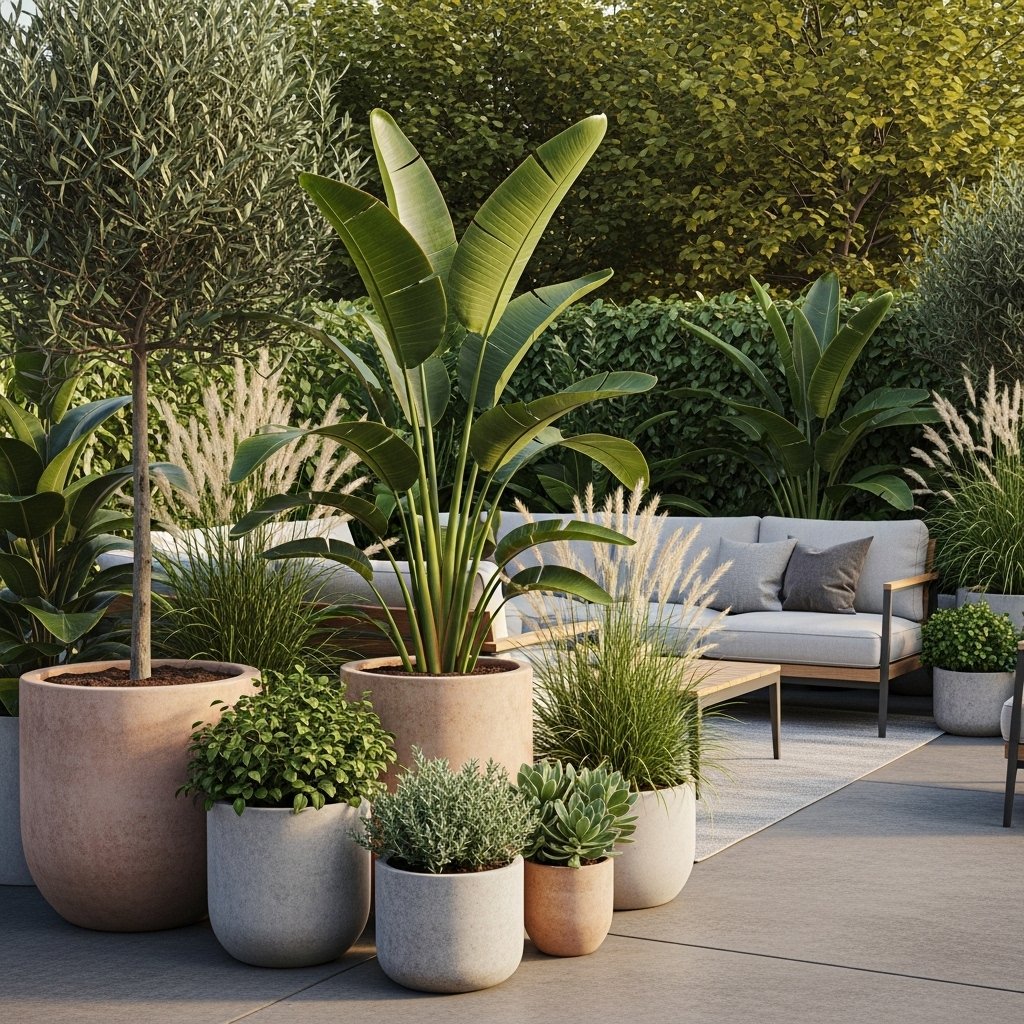 16 Summer Backyard Decor Ideas That Turn Your Outdoor Space Into the Place Everyone Wants to Be Potted Plants and Planter Arrangements