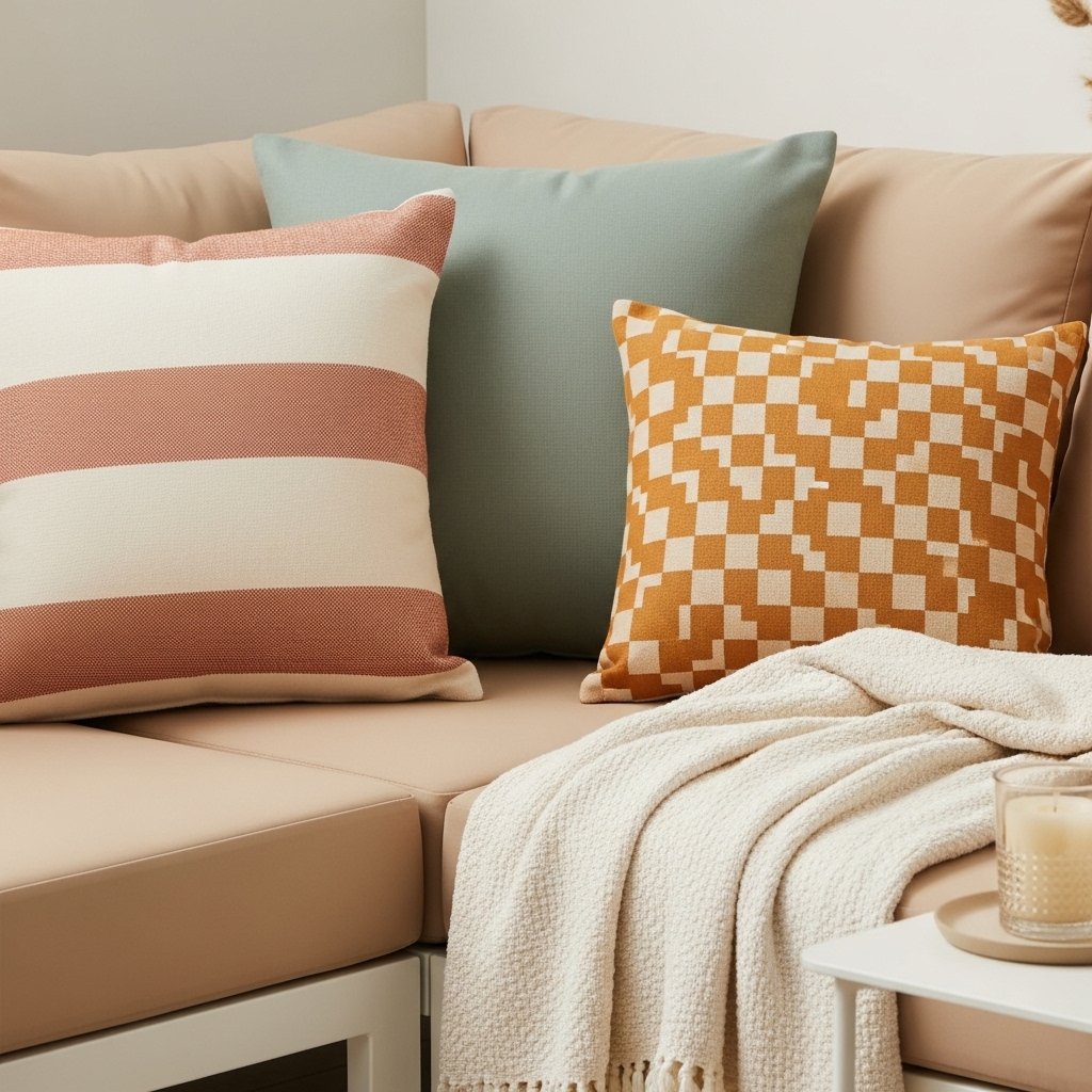 16 Summer Backyard Decor Ideas That Turn Your Outdoor Space Into the Place Everyone Wants to Be Outdoor Throw Pillows and Blankets
