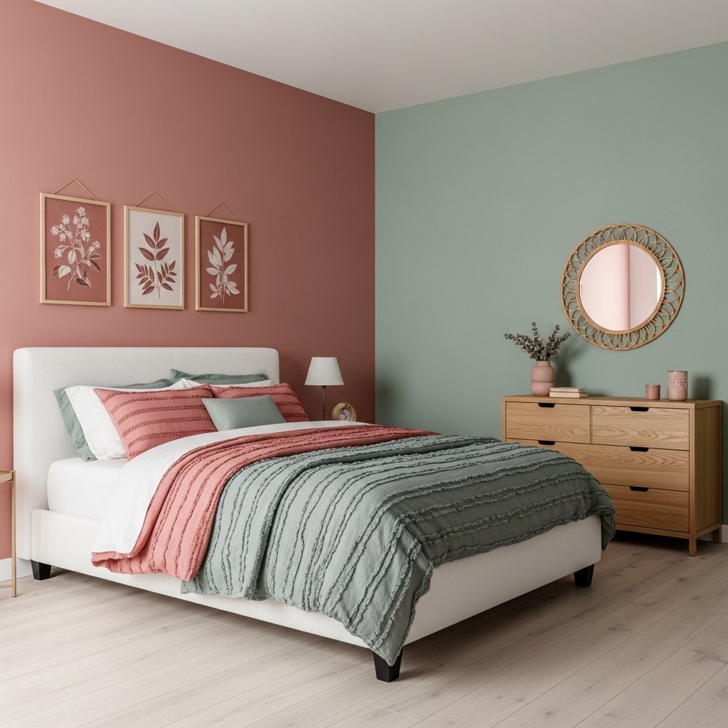 Dusty Rose and Sage Green Combination